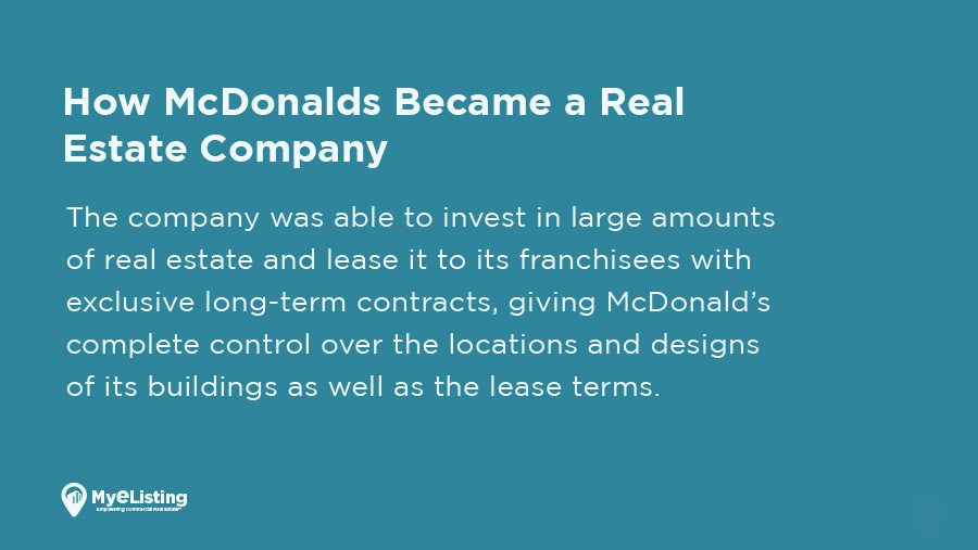 How McDonald's Became One of the Largest Real Estate Companies in the World